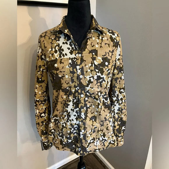 Michael‎ by Michael Kors camo button down - Picture 1 of 6